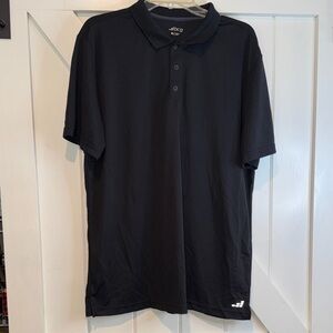 bcg Men’s Black Athletic Short-Sleeve Polo